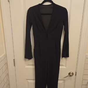 Black Long Sleeve Jumpsuit